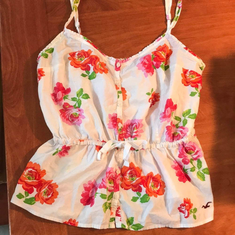 Hollister Floral Tank Top